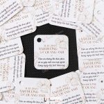 Tag treo giấy cứng hình vuông 4x4cm